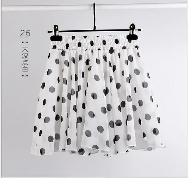 2020 Summer Skirt Fashion Retro Beach Printed Chiffon Skirt Bohemia Skirt