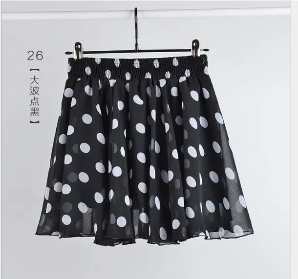 2020 Summer Skirt Fashion Retro Beach Printed Chiffon Skirt Bohemia Skirt