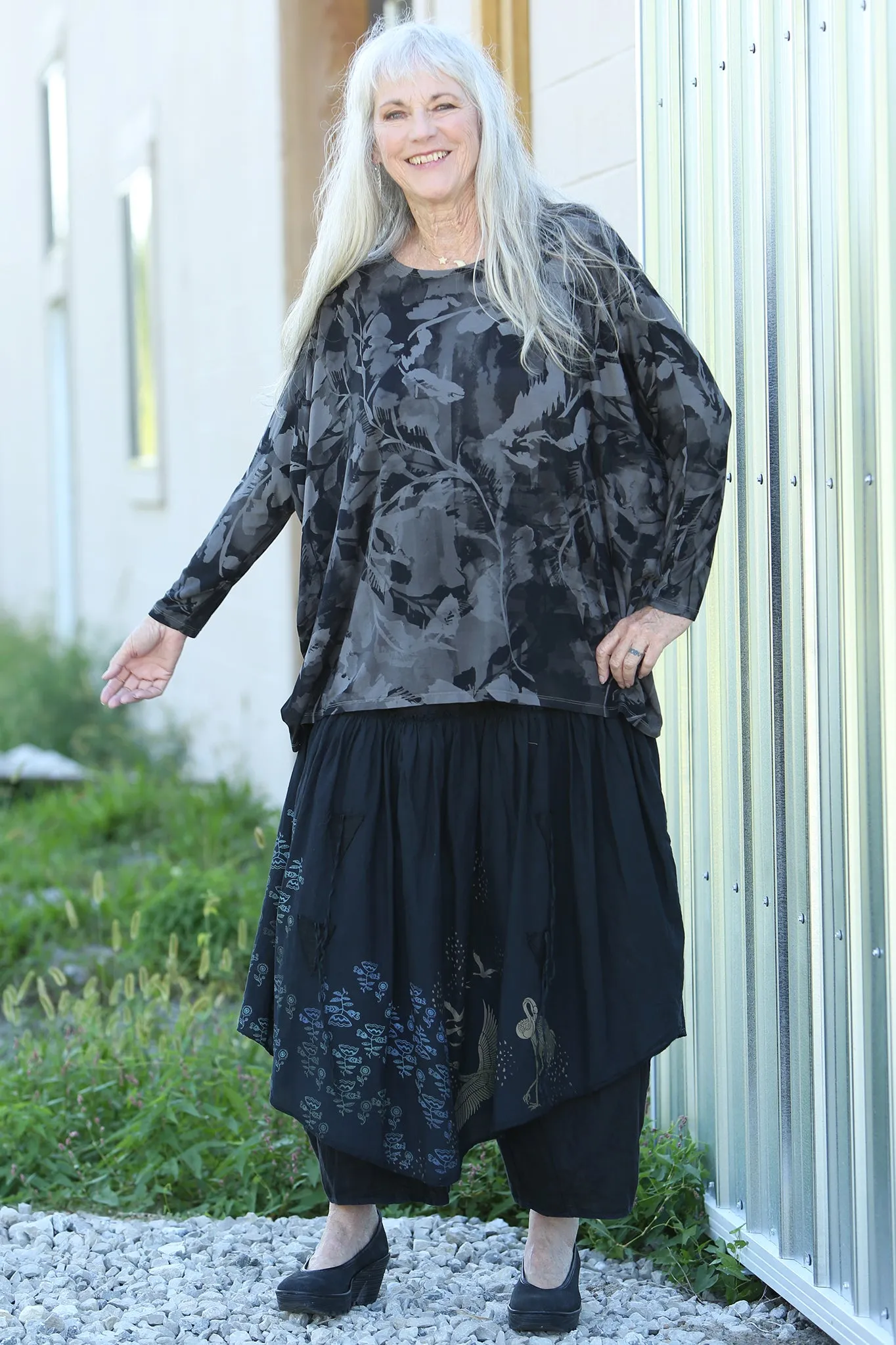 3266 Fusion Pant Skirt Black-P