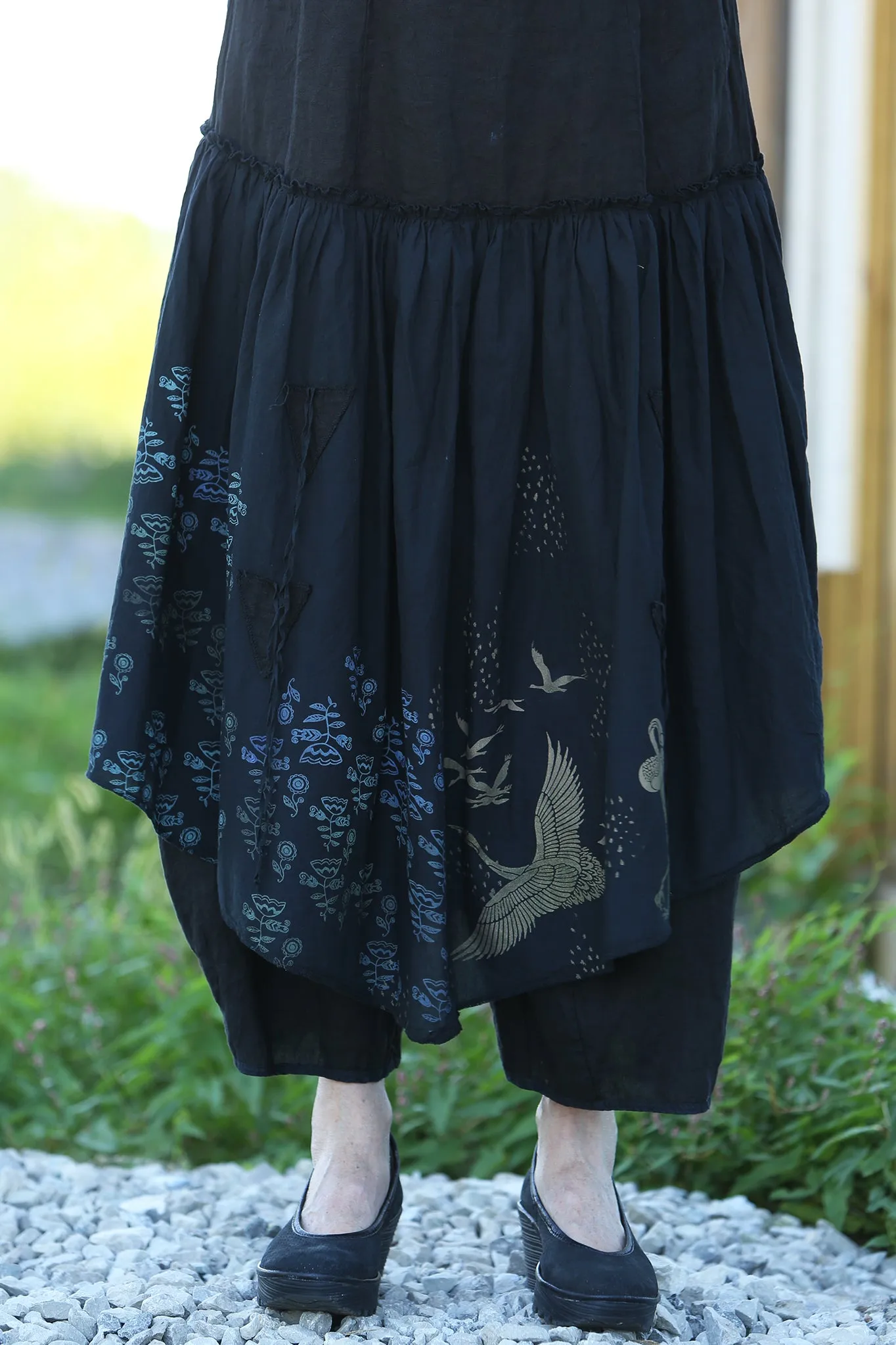3266 Fusion Pant Skirt Black-P