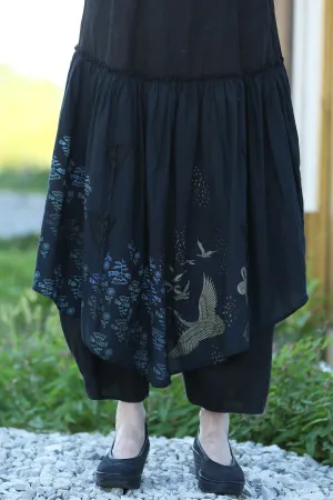 3266 Fusion Pant Skirt Black-P