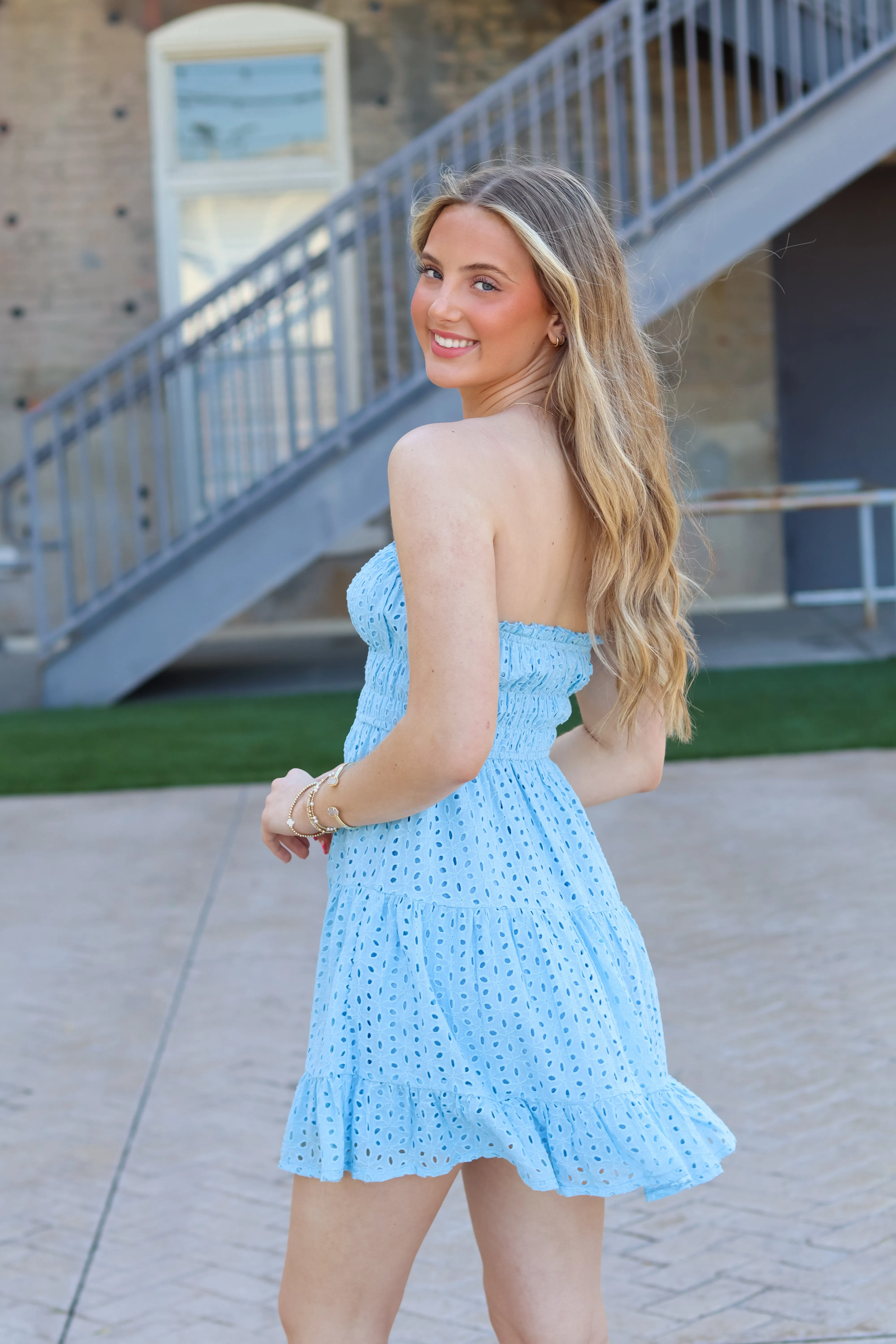 Abigail Strapless Mini Dress