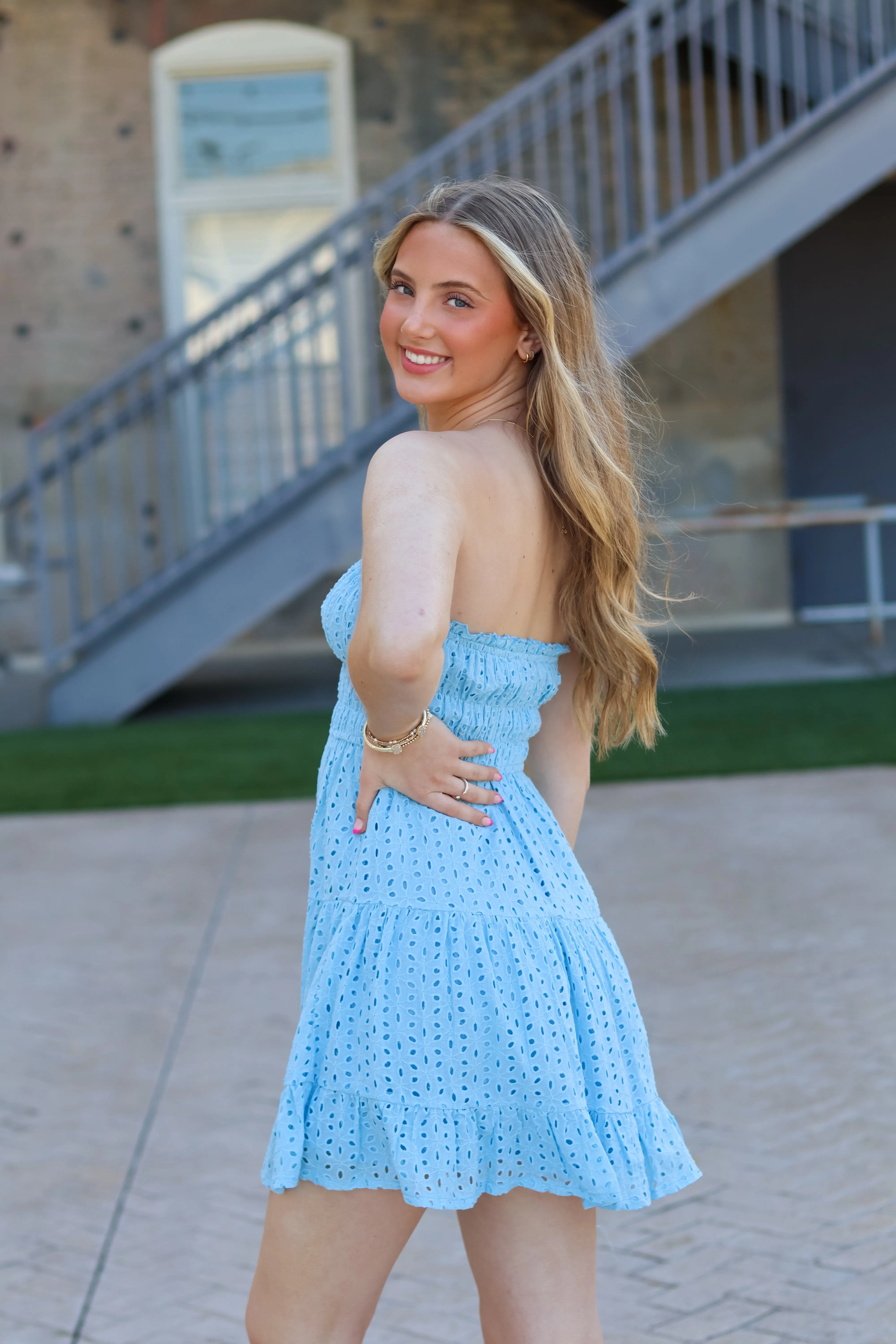 Abigail Strapless Mini Dress