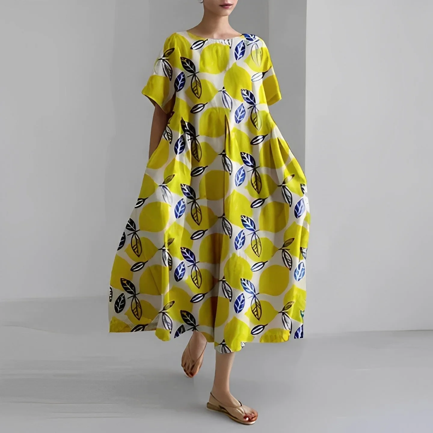 Adriana® | Bohemian Dress With Floral Pattern