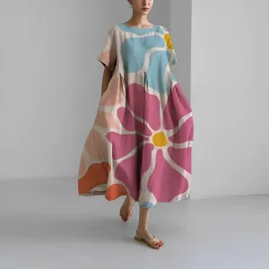 Adriana® | Bohemian Dress With Floral Pattern