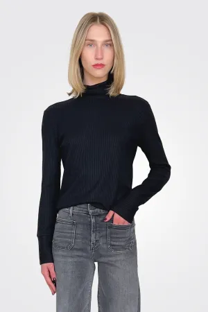 Ananda Long Sleeve Turtleneck - Black