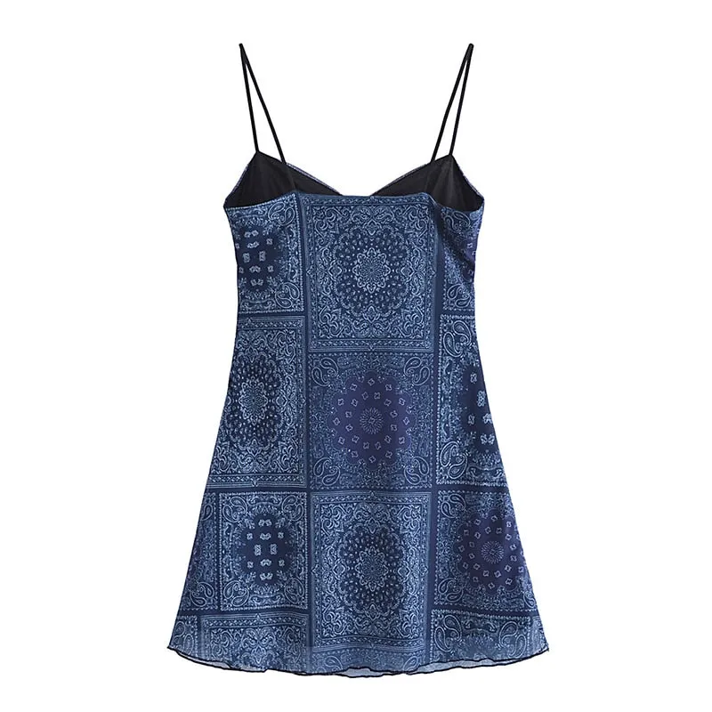 Annie Bohemian Mesh Mini Dress