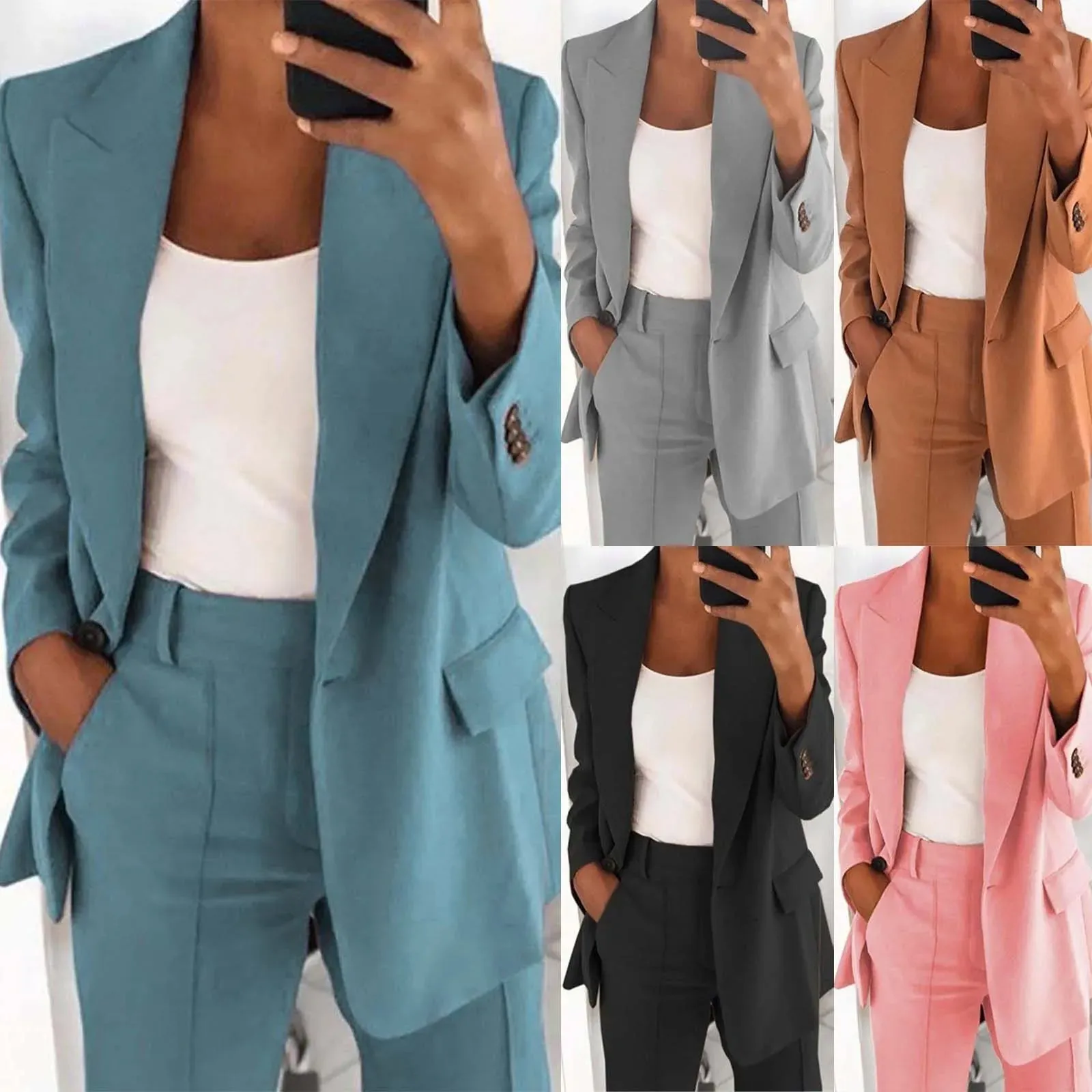Autumn Blazer Suit Coat