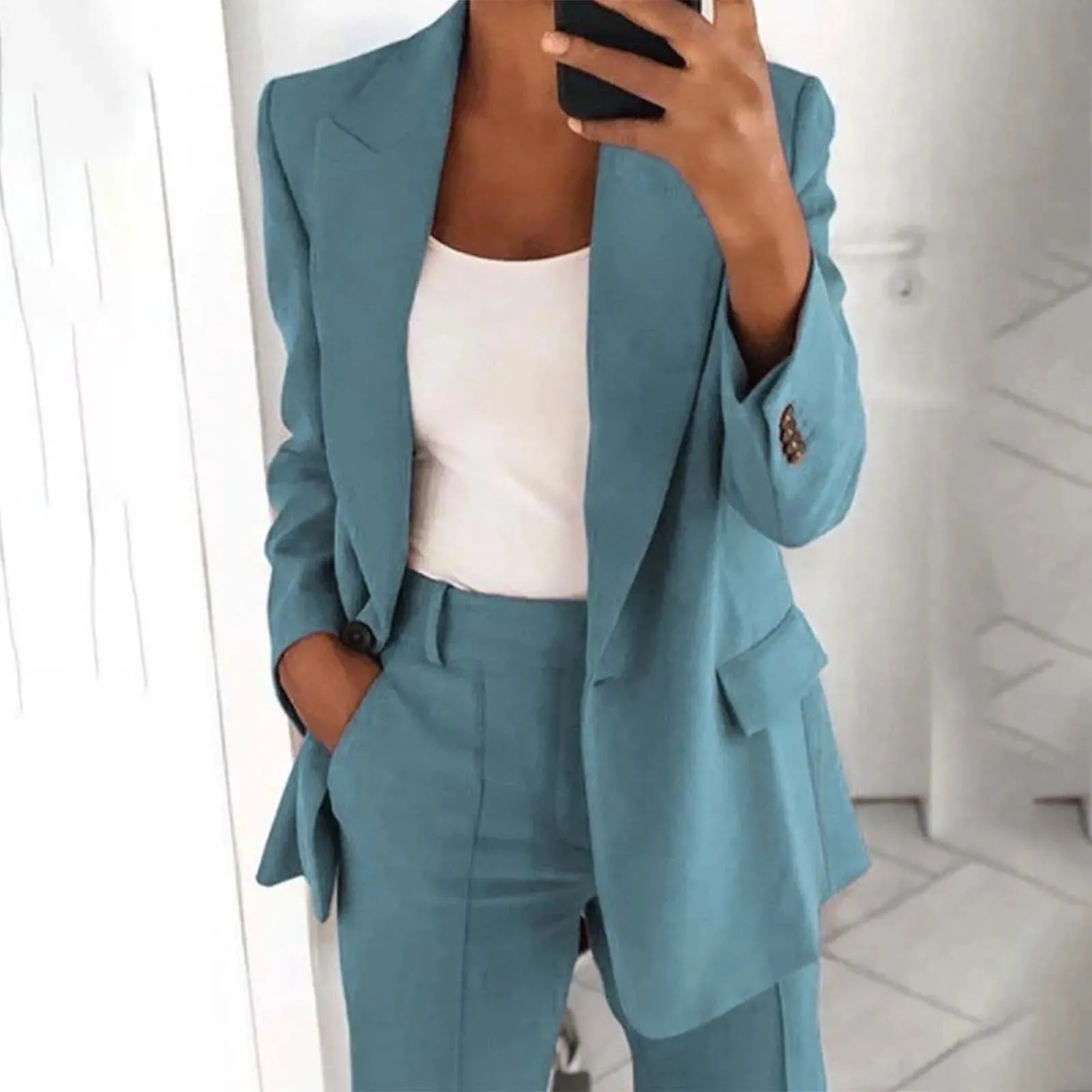 Autumn Blazer Suit Coat