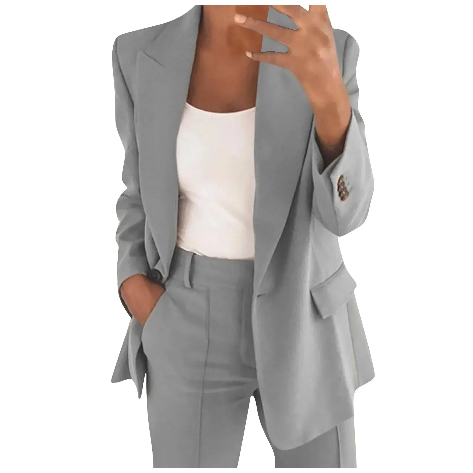 Autumn Blazer Suit Coat