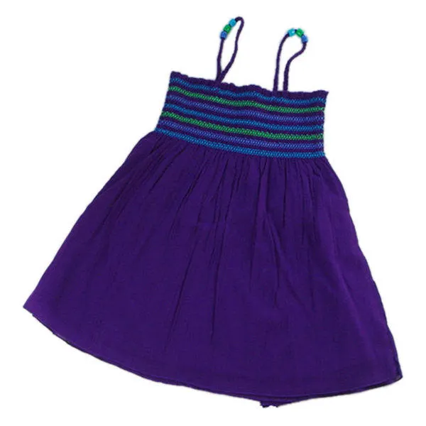 Baby Girls Toddler Stripes Sling Dress Beach Bohemian Sleeveless Dress 2-7Y NW