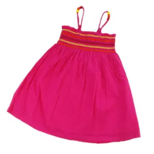 Baby Girls Toddler Stripes Sling Dress Beach Bohemian Sleeveless Dress 2-7Y NW