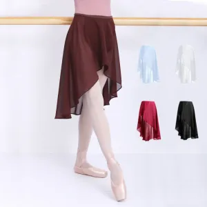 Ballet Skirt Women Adult Long Wrap Chiffon Skirt Dance Wear