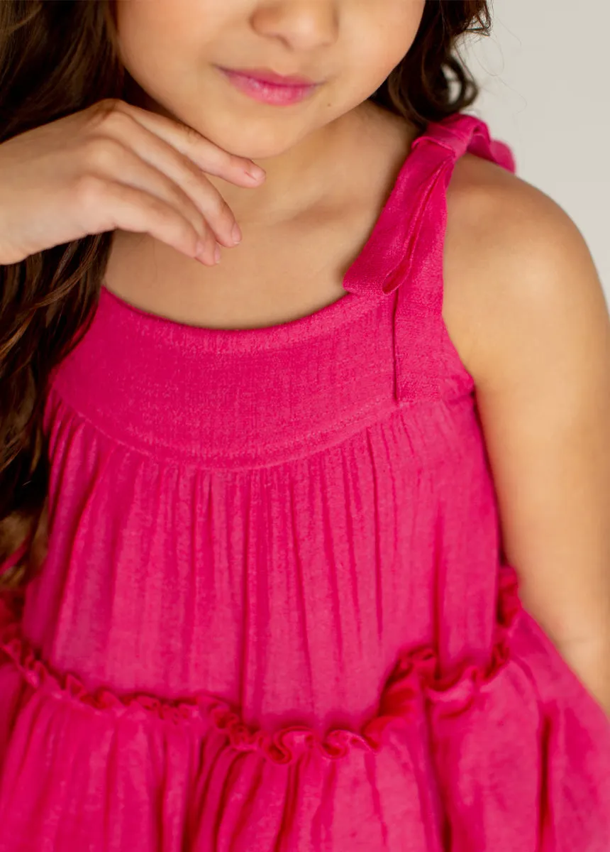 Banyu Dress in Fuchsia