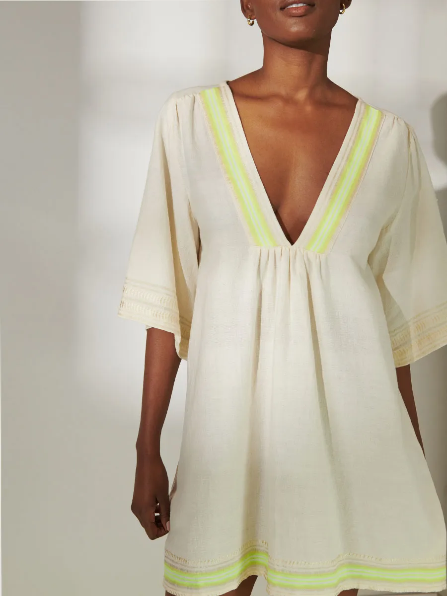 BELKIS | V Neck Caftan