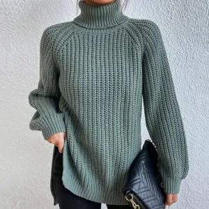 Bequemer Rollkragenpullover aus Strick von WOLFFMODE