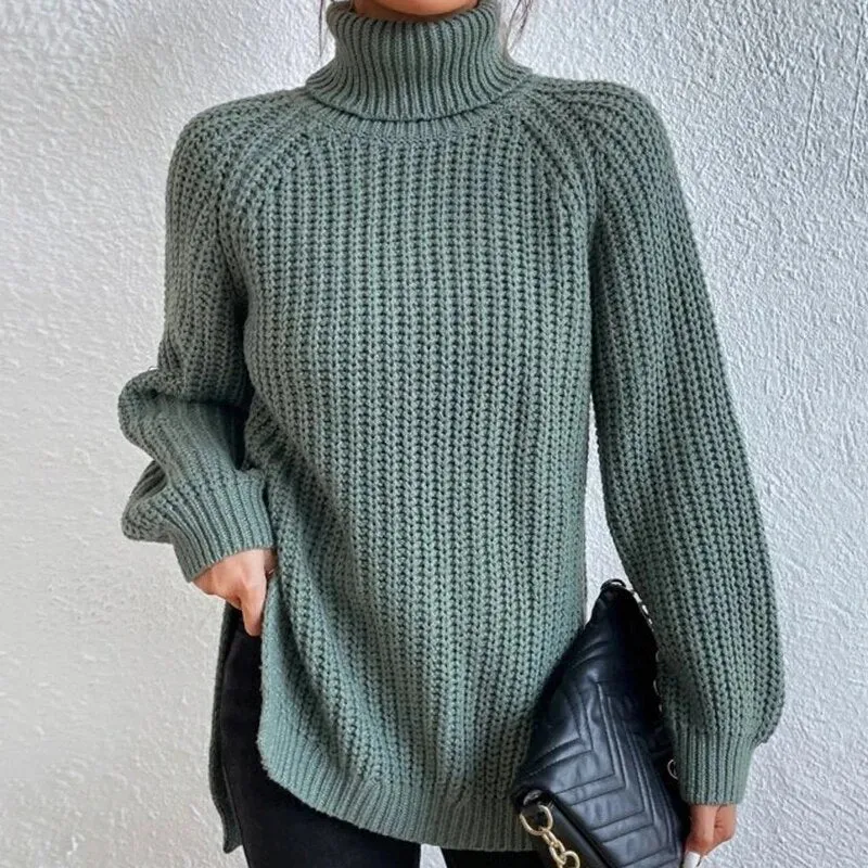 Bequemer Rollkragenpullover aus Strick von WOLFFMODE