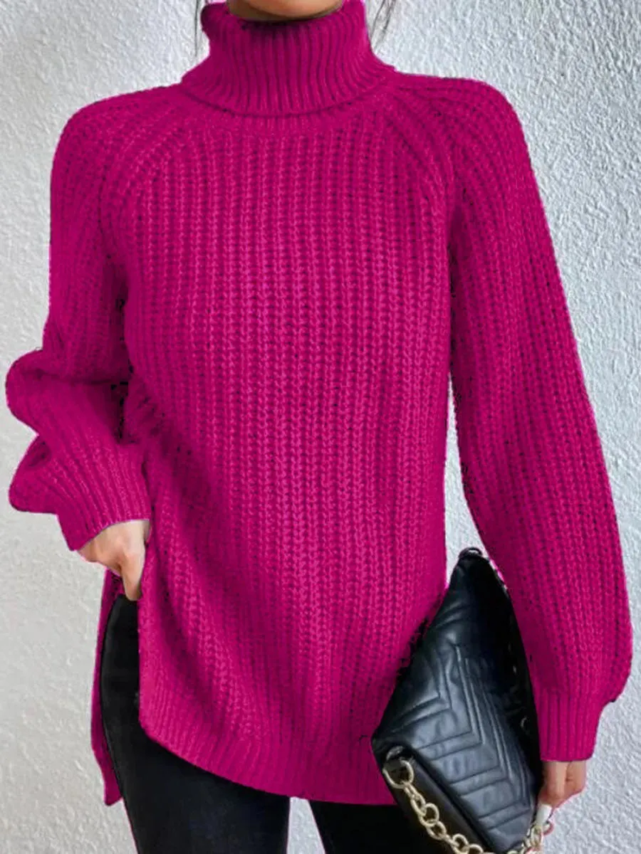 Bequemer Rollkragenpullover aus Strick von WOLFFMODE
