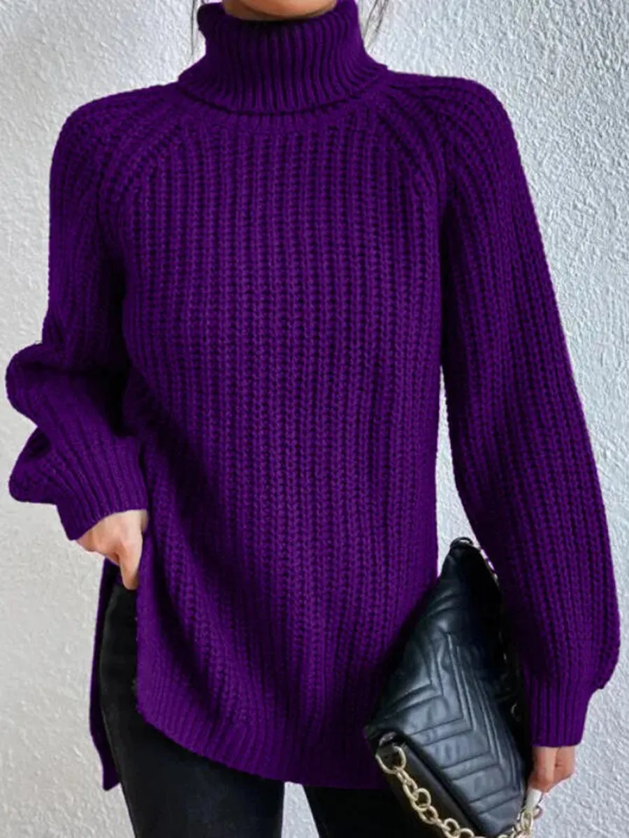 Bequemer Rollkragenpullover aus Strick von WOLFFMODE
