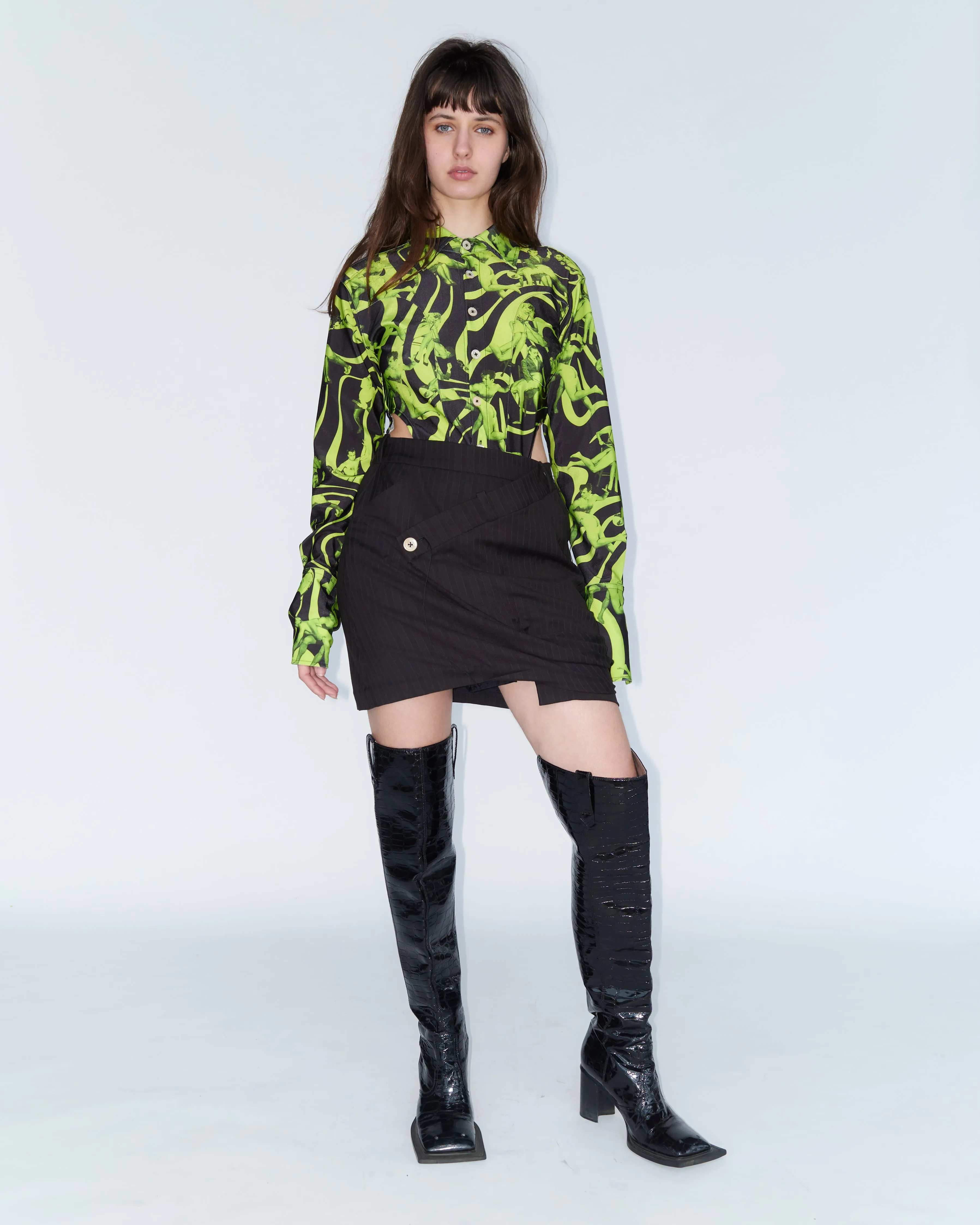 Bipedalism Lycra in Spanking Graphic Print