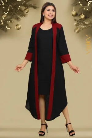 Blaire Maroon Lined midi overcoat | Kaftan, Bohemian Dress, Floral Dress, Boho Maxi Dress