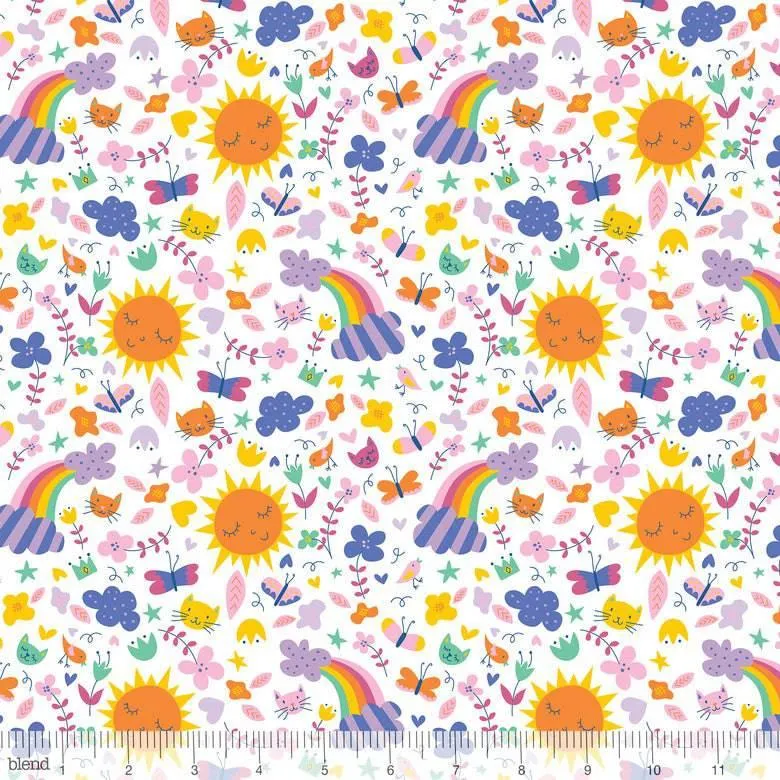 Blend - Happy Skies - Sunshine - White