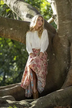 Blush Wrap Skirt