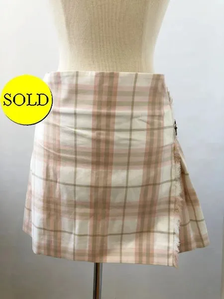 Burberry London Plaid Skirt Size 4