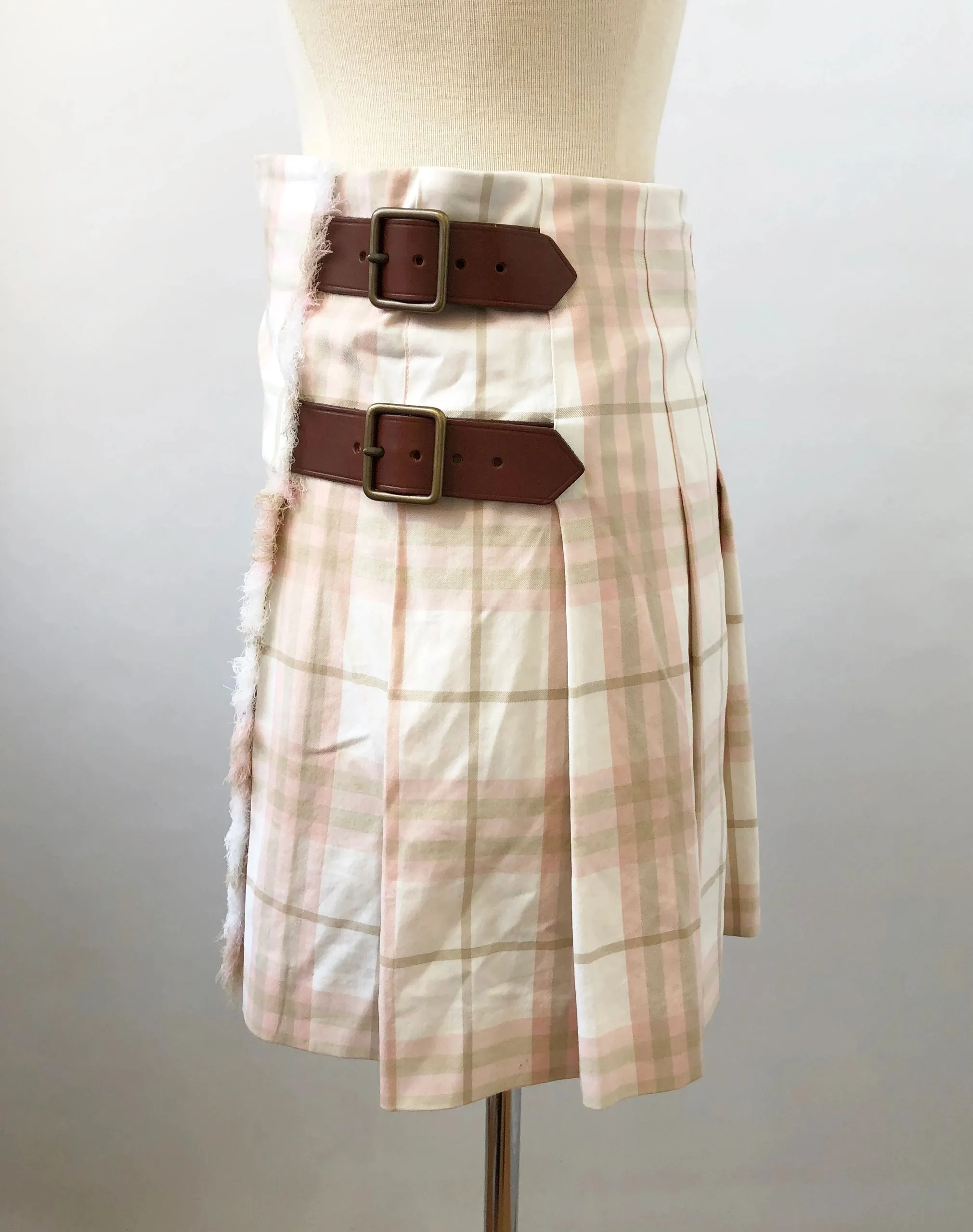 Burberry London Plaid Skirt Size 4