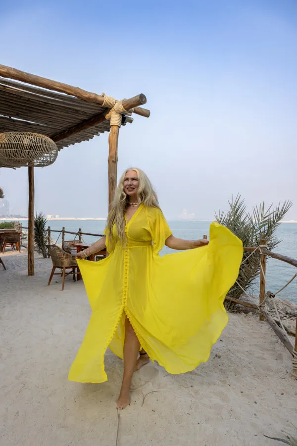 Canary yellow maxi