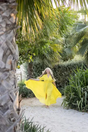 Canary yellow maxi