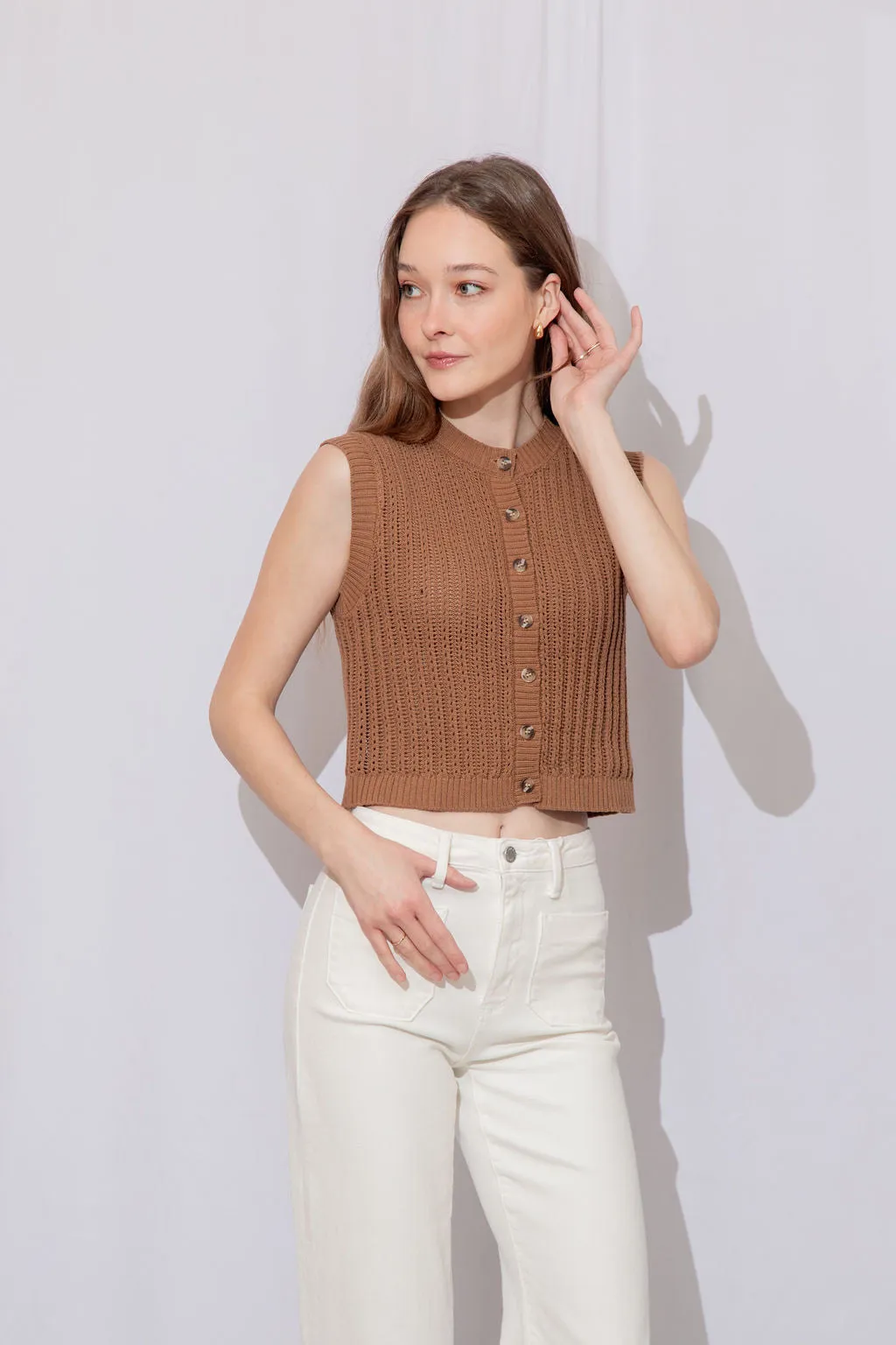 Casey Crochet Vest
