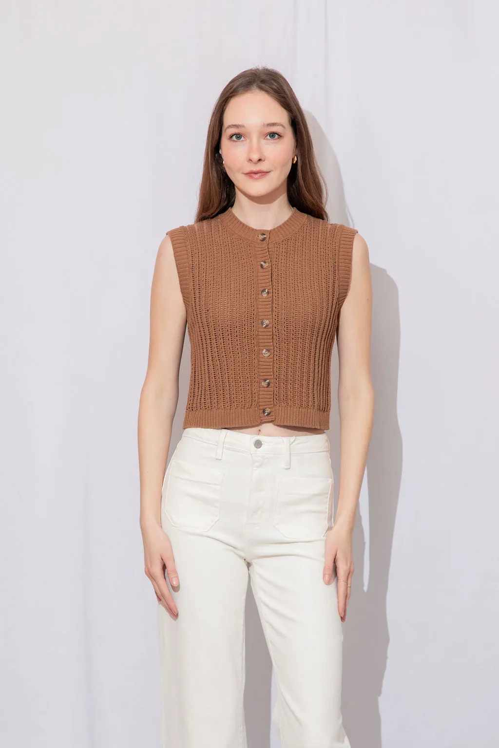 Casey Crochet Vest