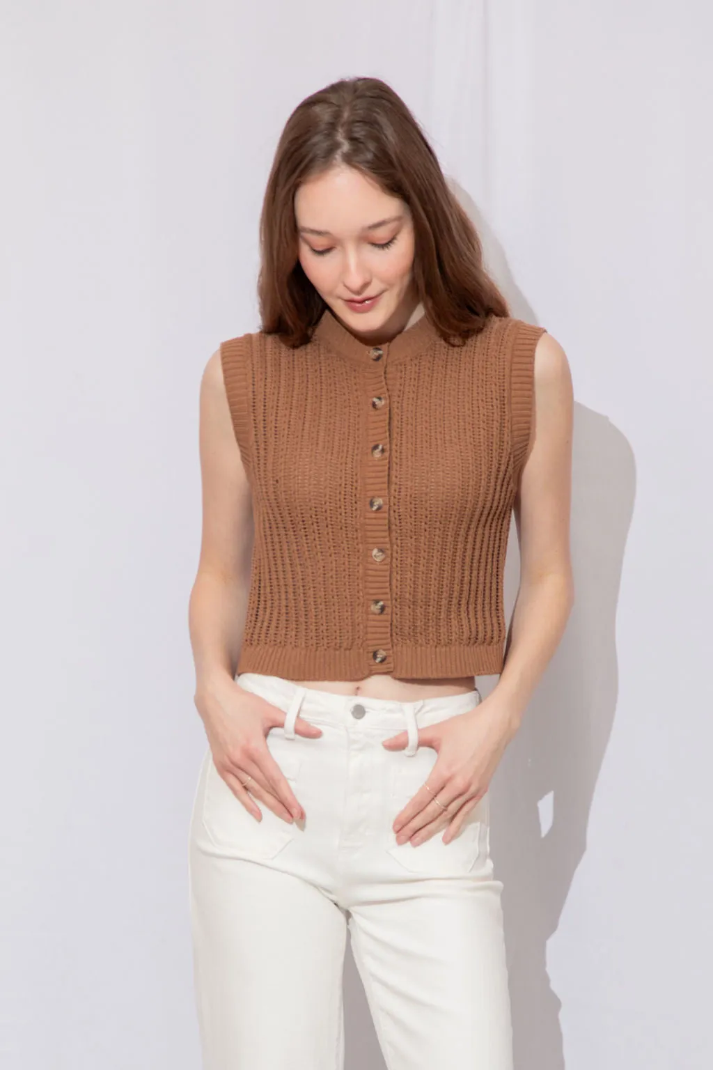 Casey Crochet Vest