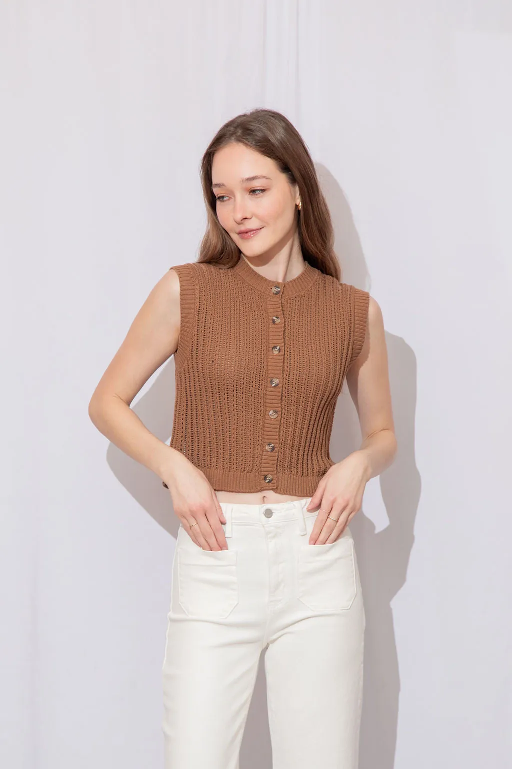 Casey Crochet Vest