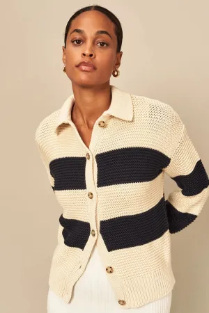 Charlotte - Cream/Navy