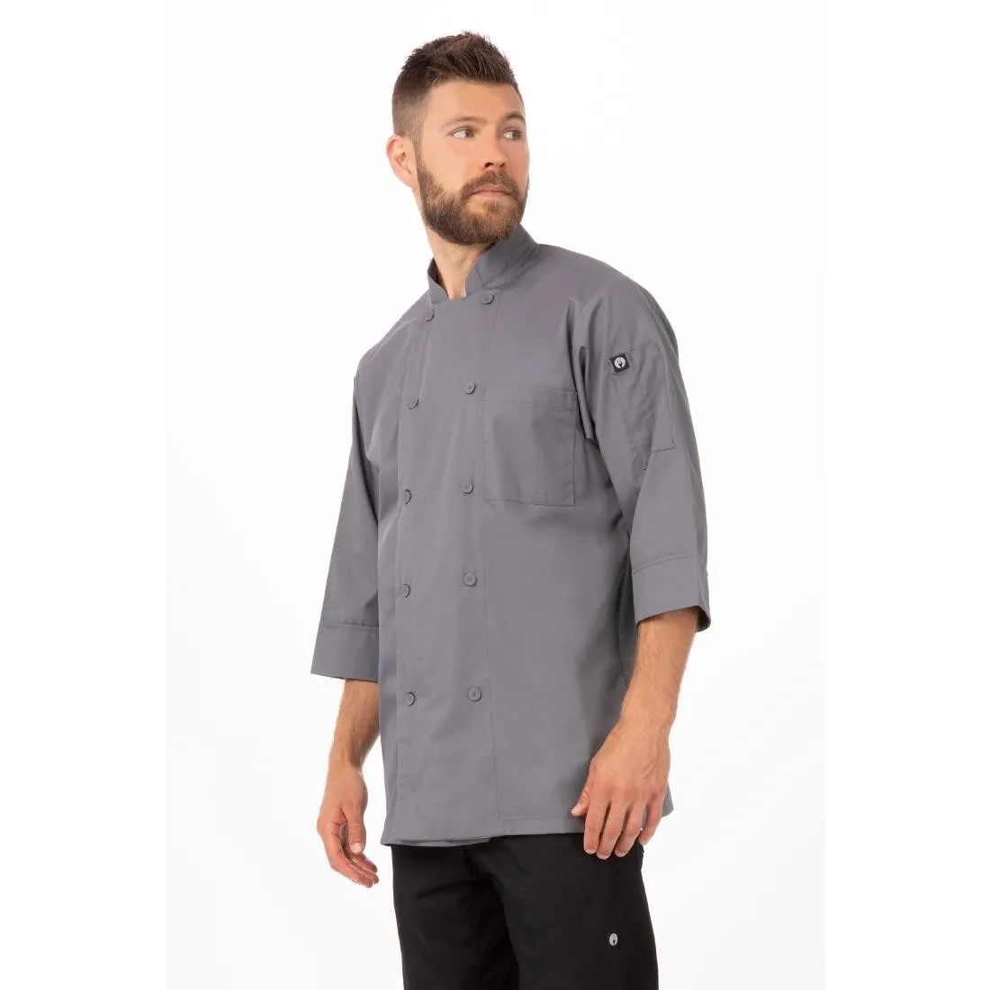 Chef Works Unisex Chef Jacket Grey 2XL