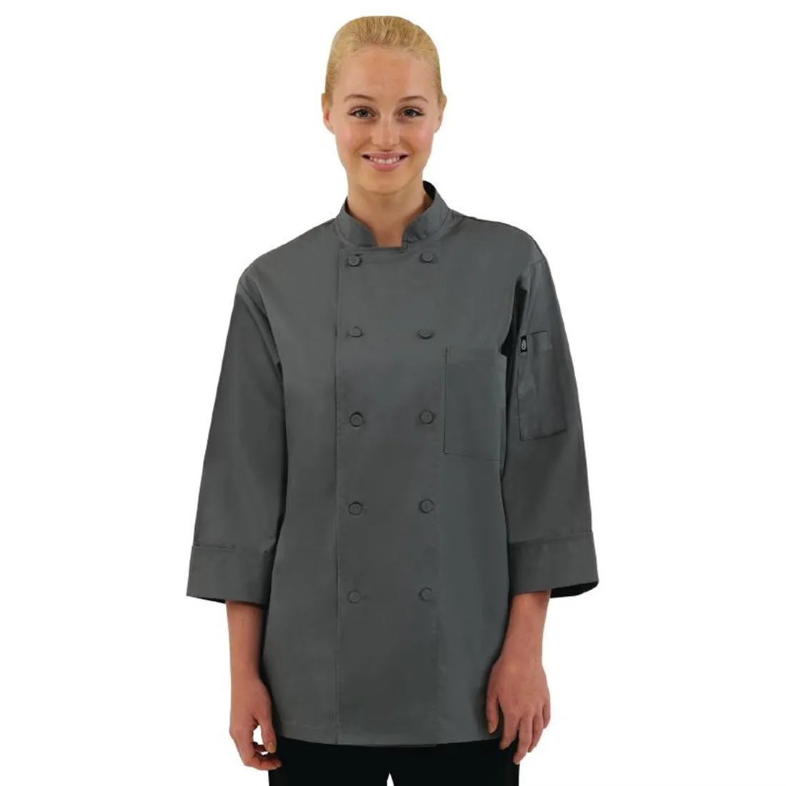 Chef Works Unisex Chef Jacket Grey 2XL