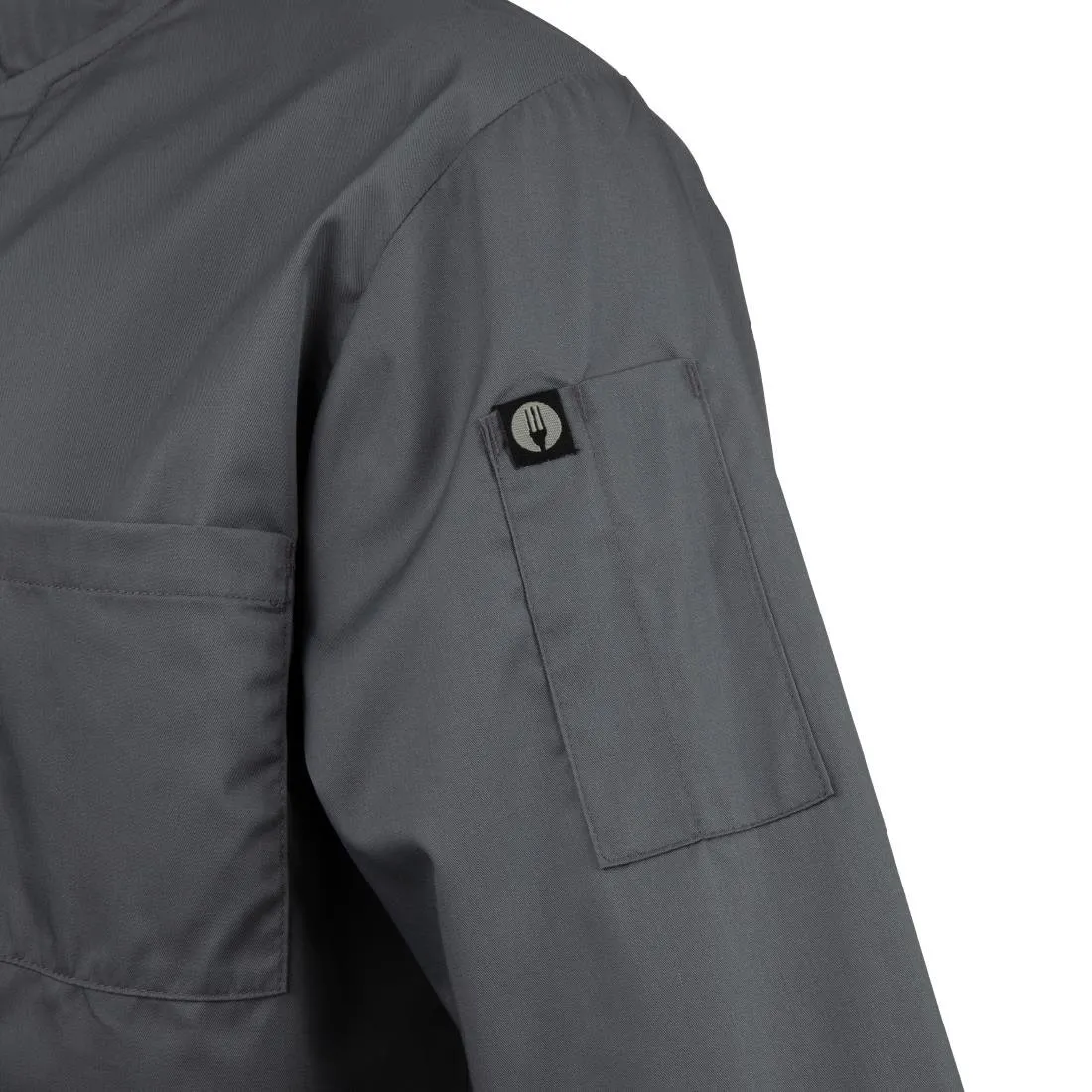 Chef Works Unisex Chef Jacket Grey M