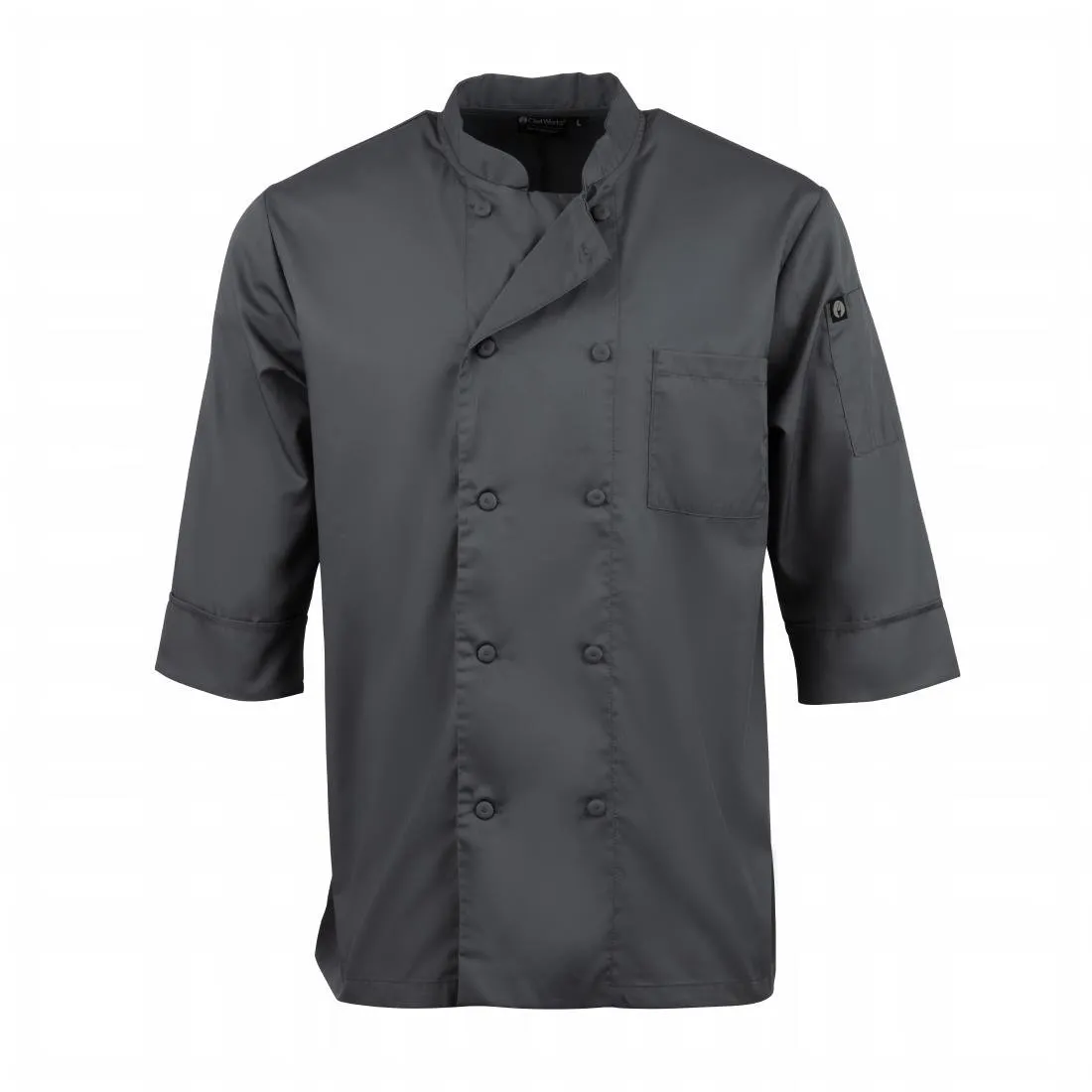 Chef Works Unisex Chef Jacket Grey M