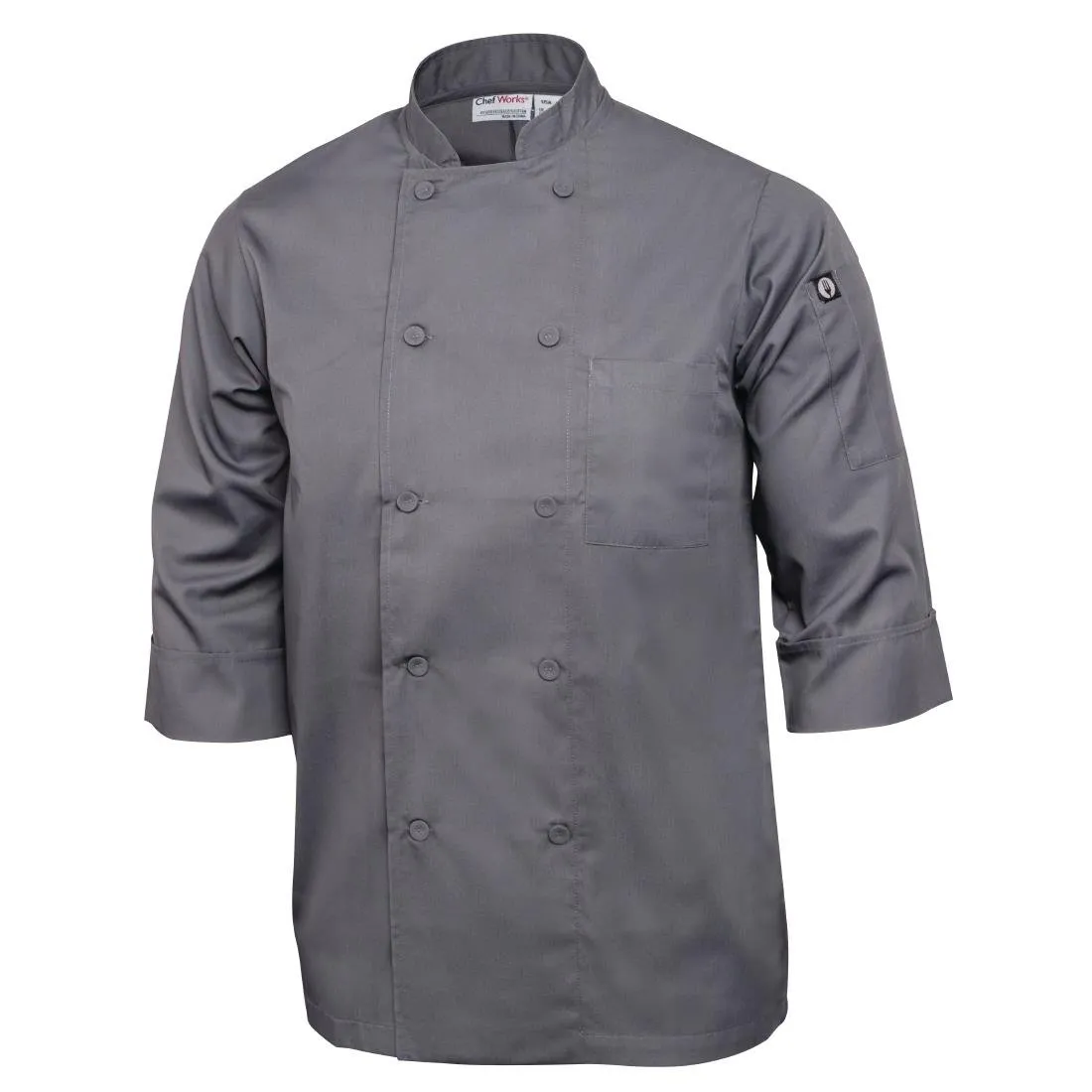 Chef Works Unisex Chef Jacket Grey S