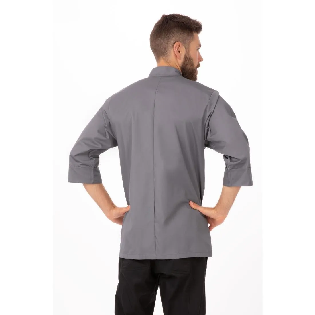 Chef Works Unisex Chef Jacket Grey S