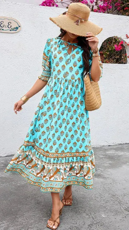 Chelsea™ | Bohemian Midi Dress