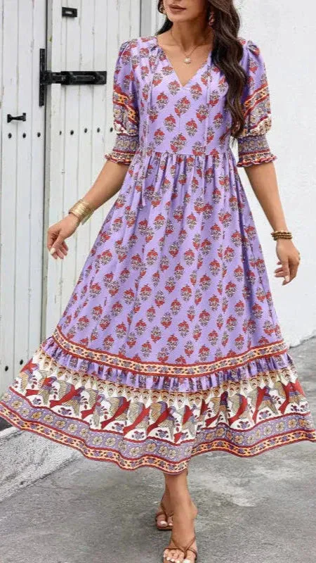 Chelsea™ | Bohemian Midi Dress