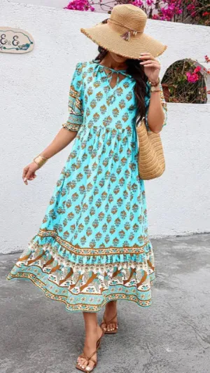 Chelsea™ | Bohemian Midi Dress