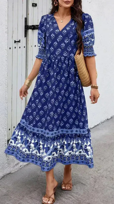 Chelsea™ | Bohemian Midi Dress