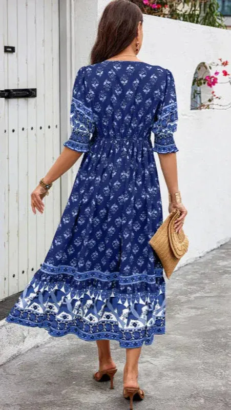 Chelsea™ | Bohemian Midi Dress