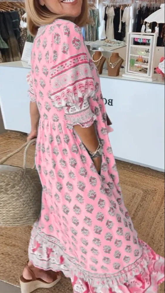 Chelsea™ | Bohemian Midi Dress