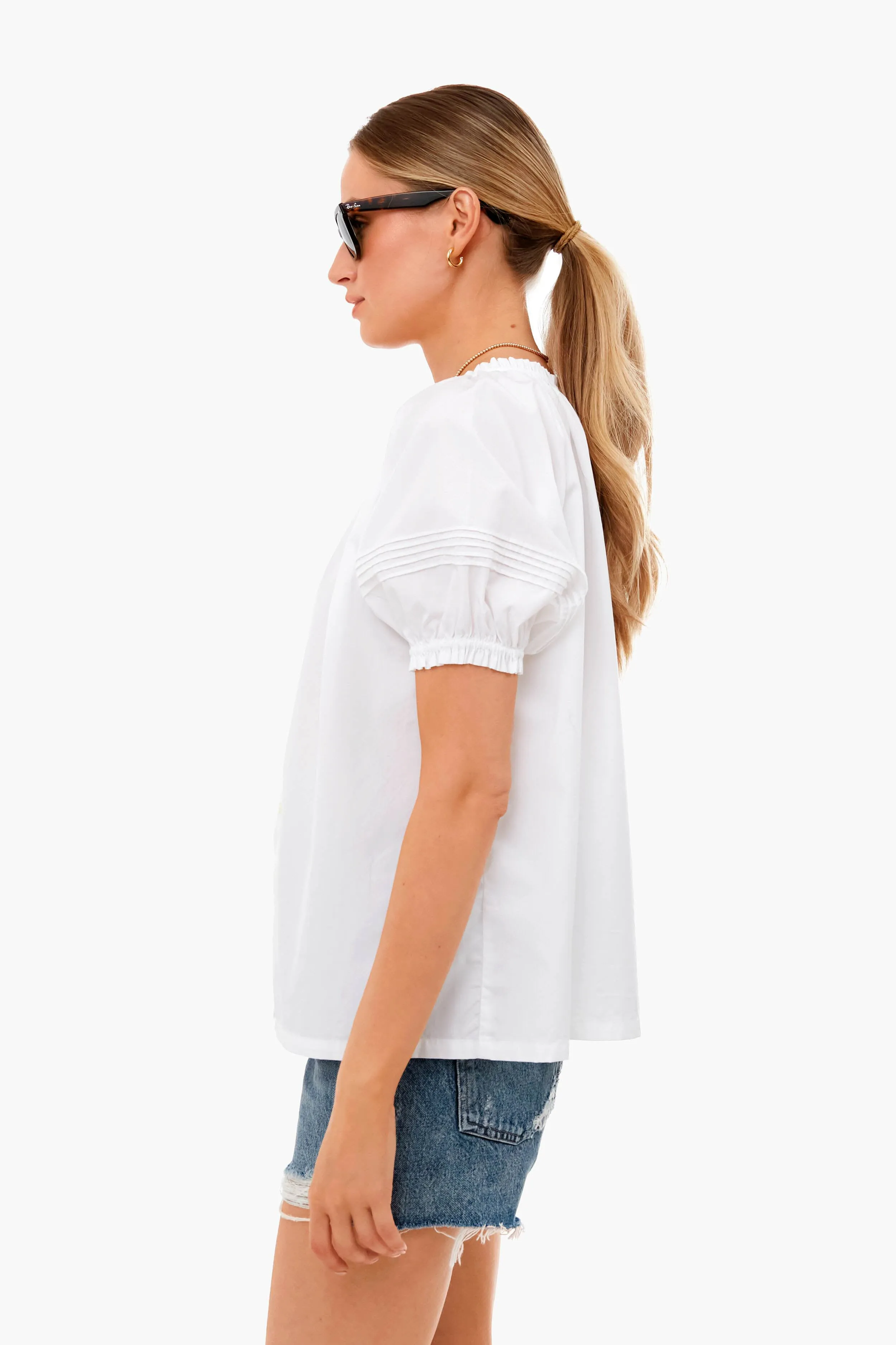 Classic White June Blouse