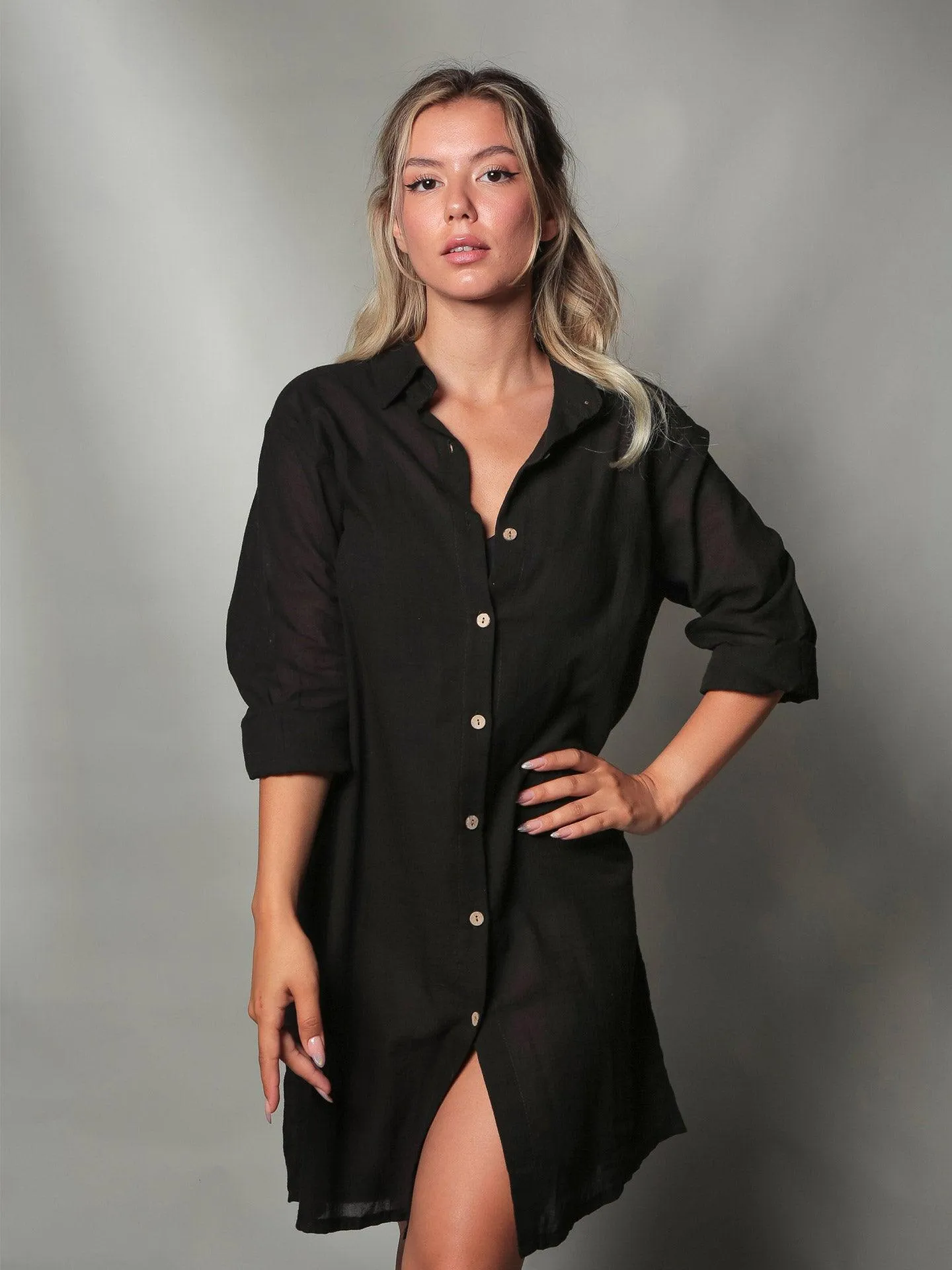 Coral Reef Shirt Dress